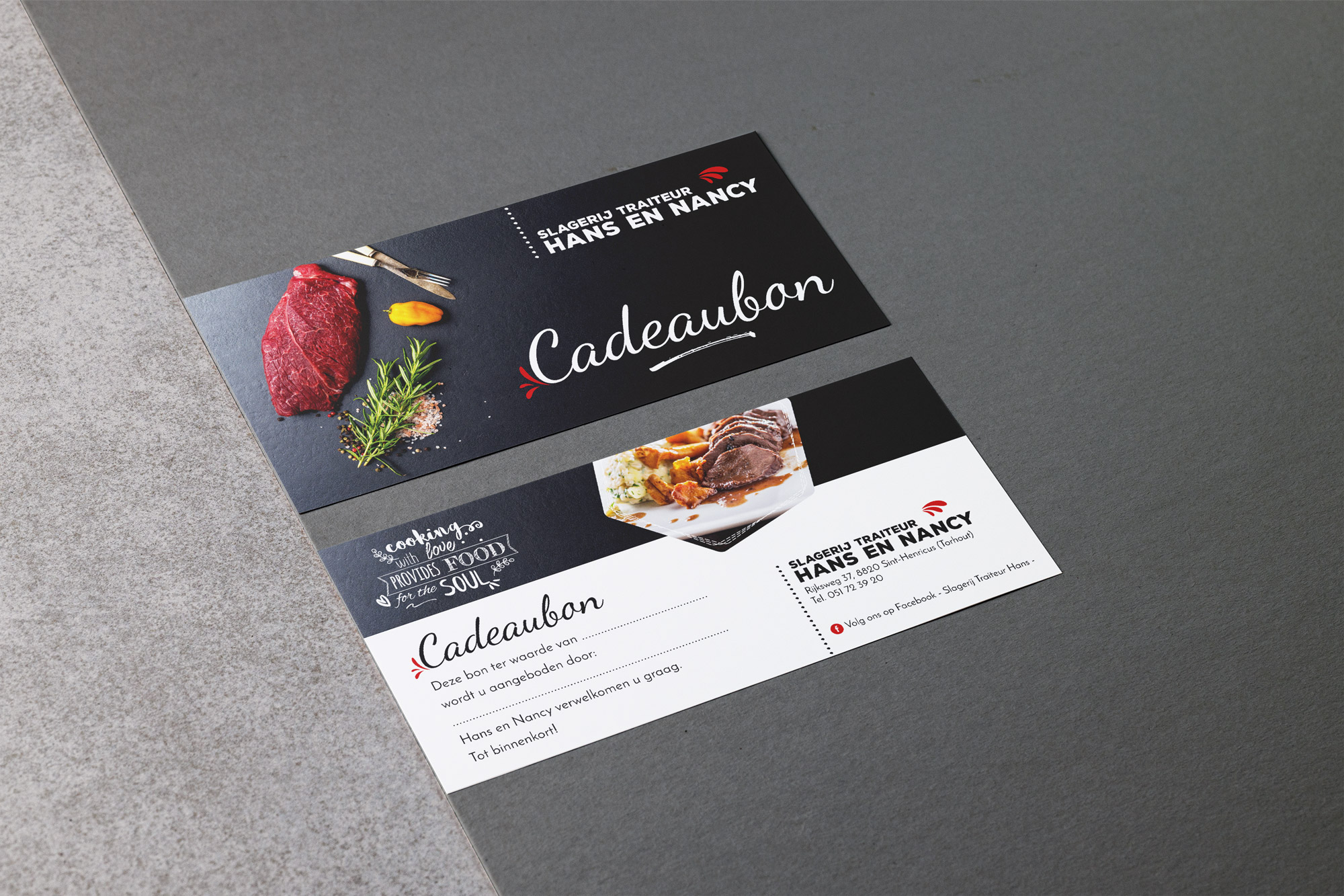 Cadeaubon Slagerij Hans Torhout
